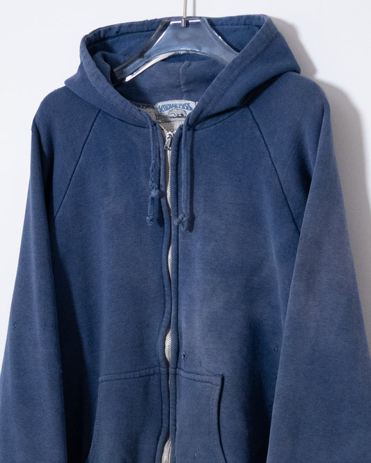 Old thermal liner zip hoodie