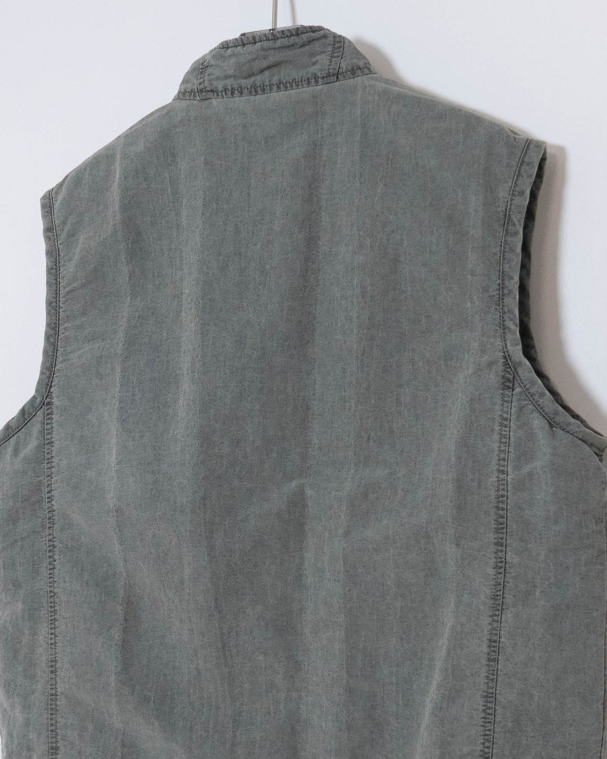 Gramicci good fade nylon vest with fleece