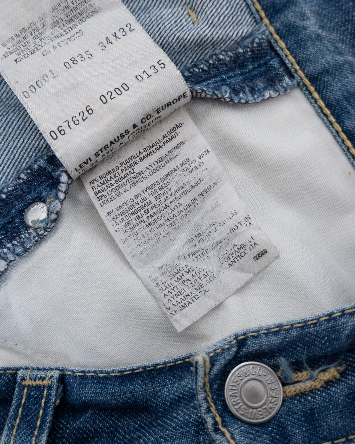 EURO "Levi’s Engineered Jeans" denim pants