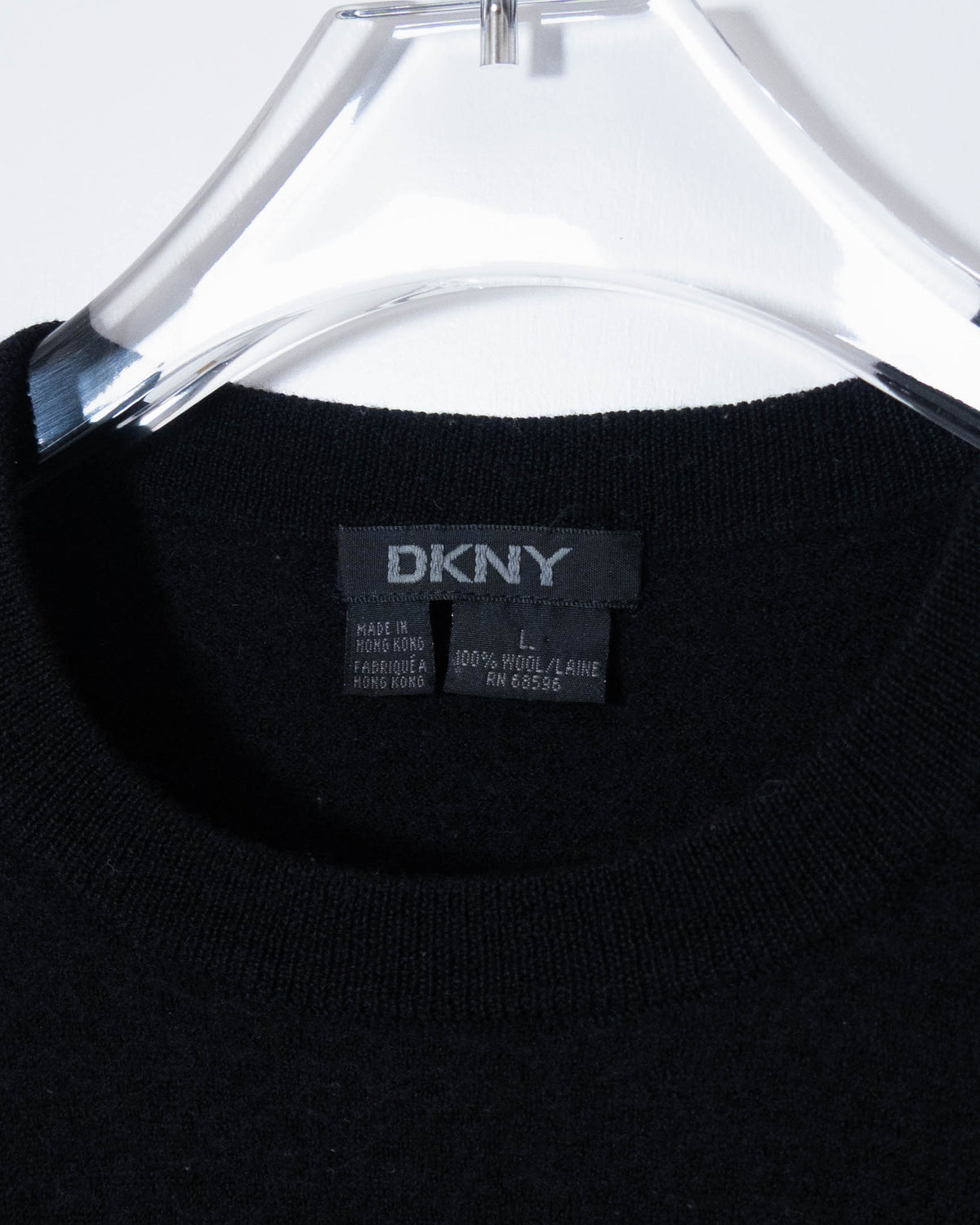 "DKNY" wool knit sweater