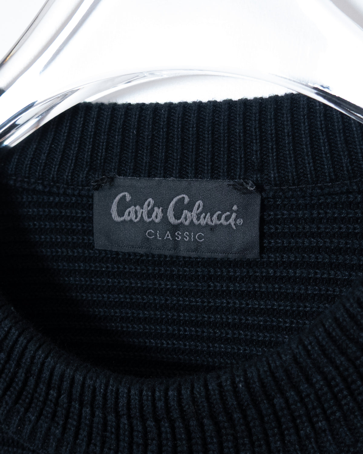 "CARLO COLUCCI" cotton knit sweater