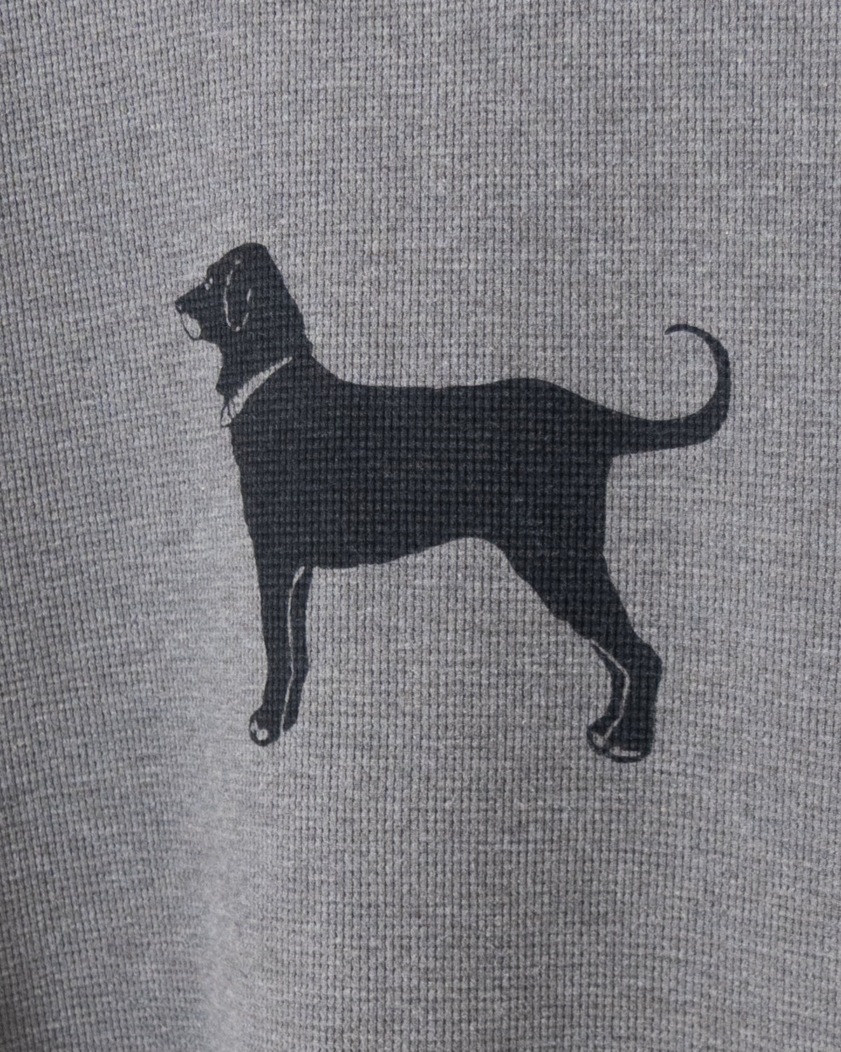 dog printed thermal L/S T-shirt