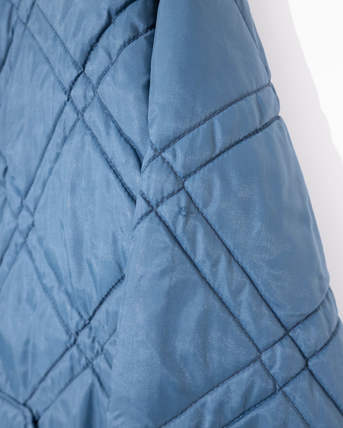 old diamond quilted nylon jacket