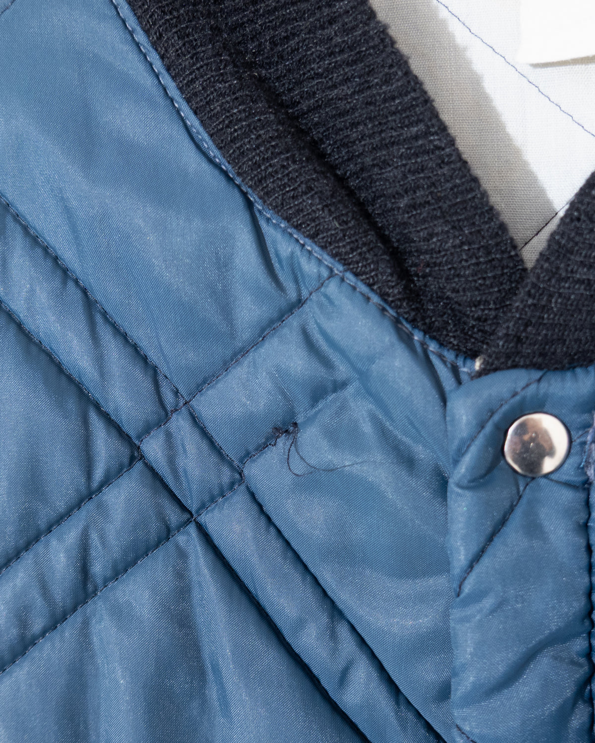 old diamond quilted nylon jacket