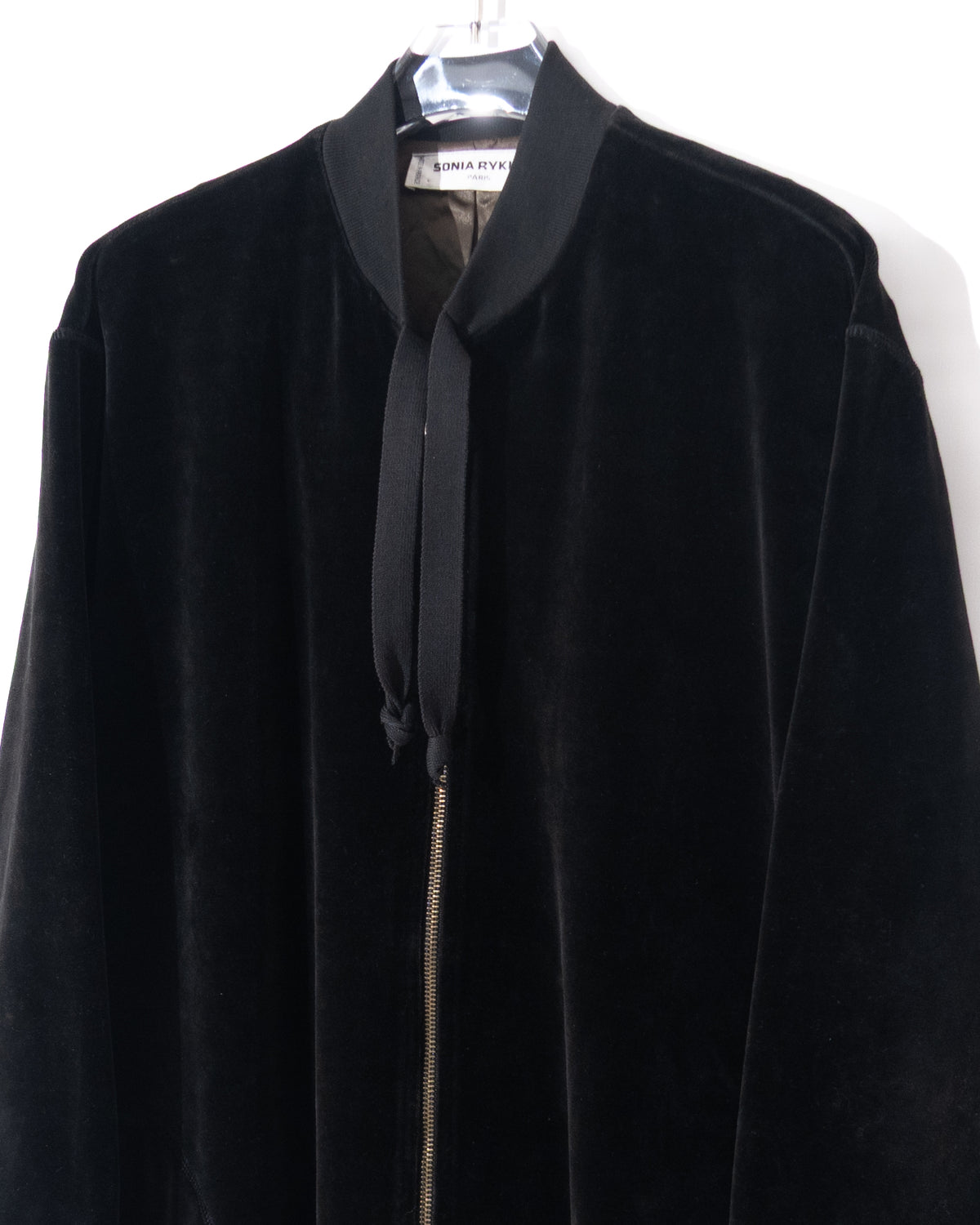 "SONIA RYKIEL" velour bomber jacket