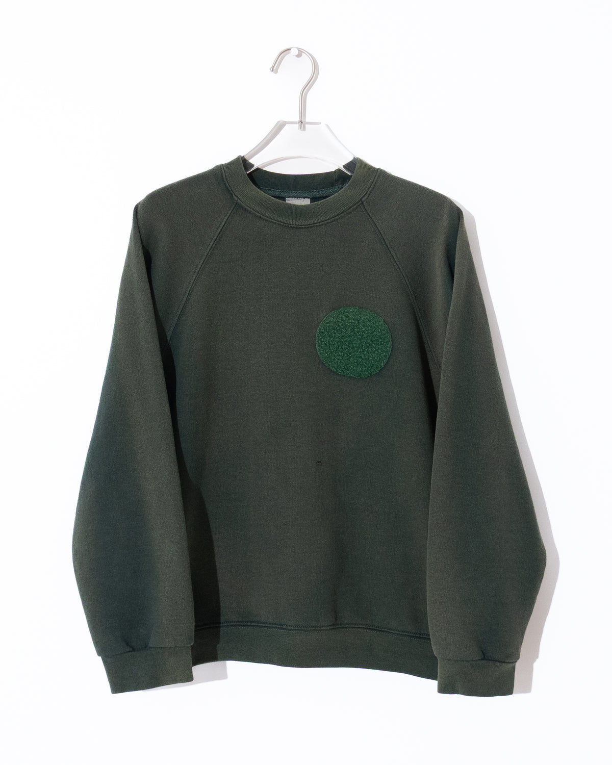 'EURO' velcro patch fade sweatshirt