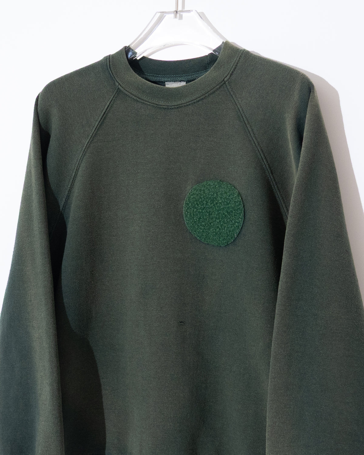 'EURO' velcro patch fade sweatshirt