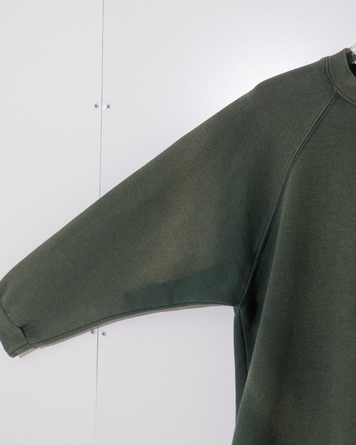 'EURO' velcro patch fade sweatshirt