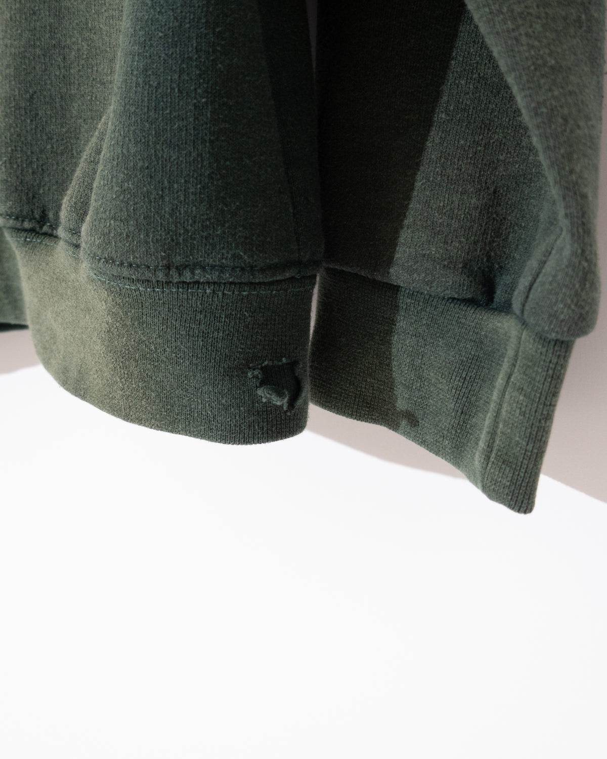 'EURO' velcro patch fade sweatshirt