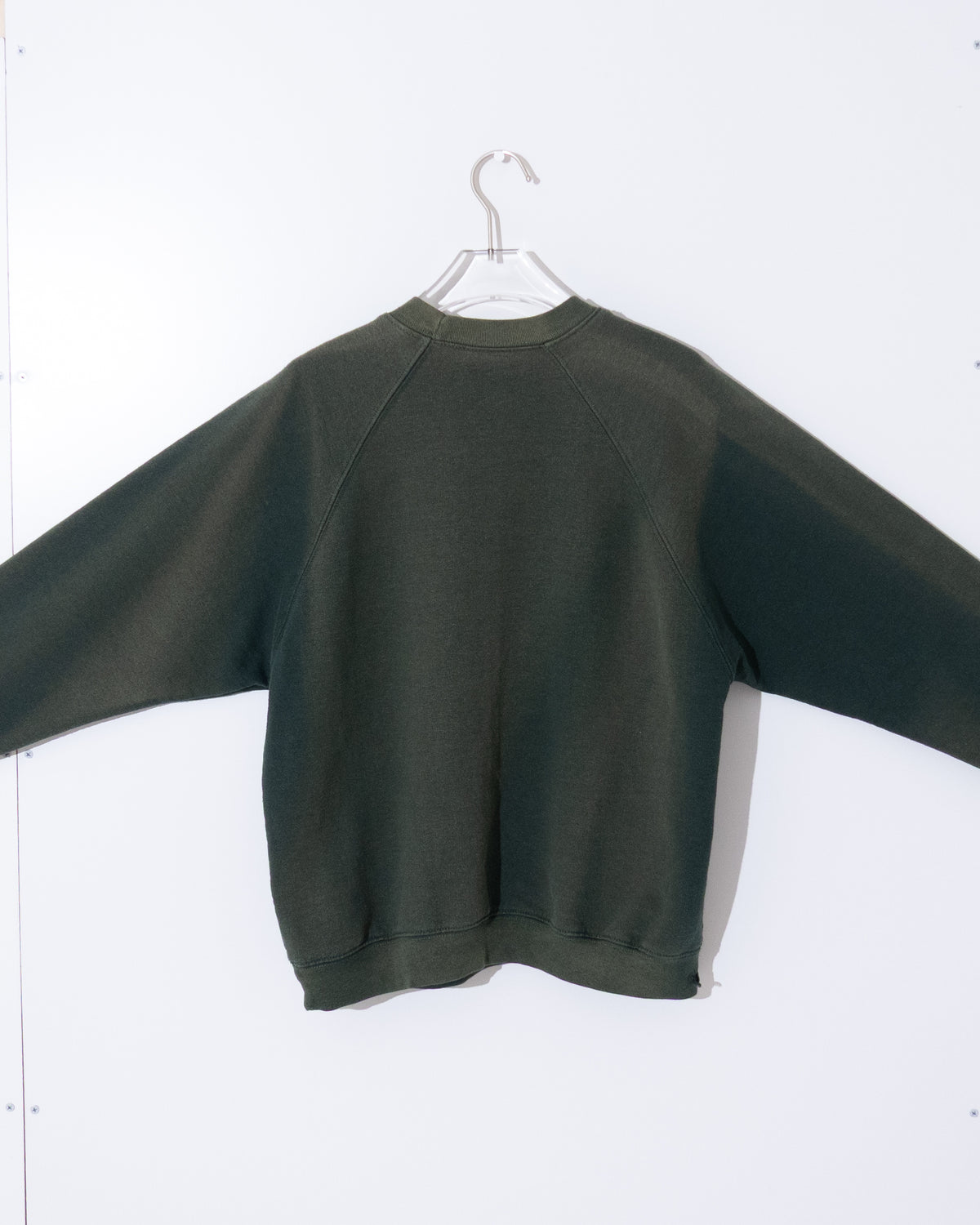 'EURO' velcro patch fade sweatshirt