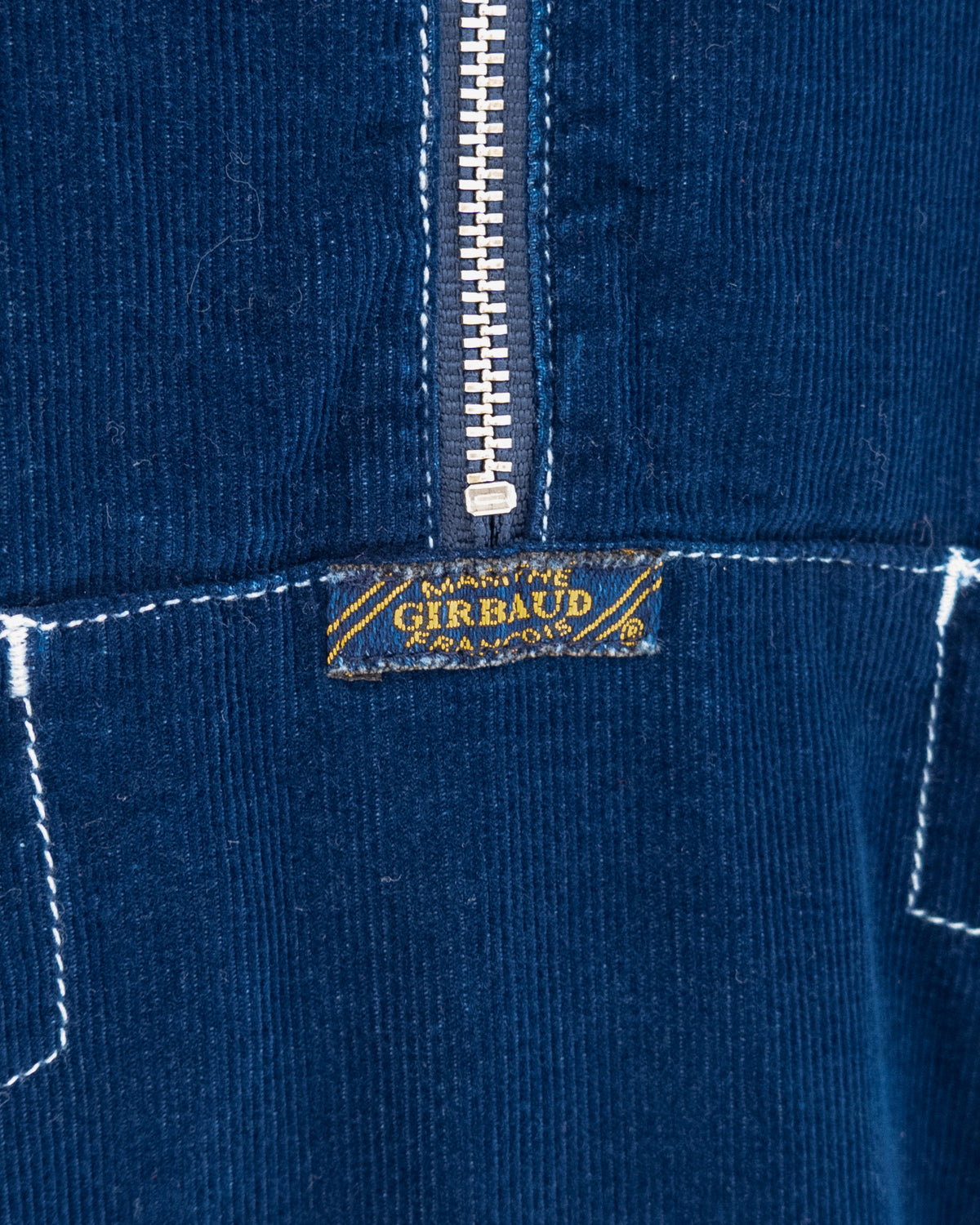 "MARITHÉ FRANÇOIS GIRBAUD" corduroy half-zip shirt
