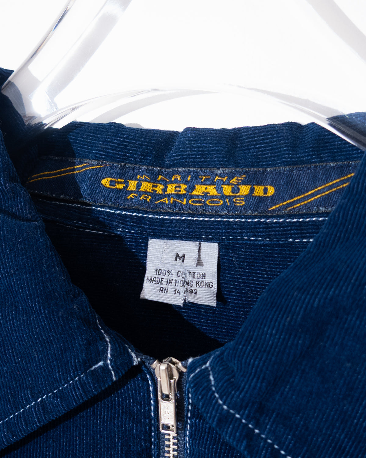"MARITHÉ FRANÇOIS GIRBAUD" corduroy half-zip shirt