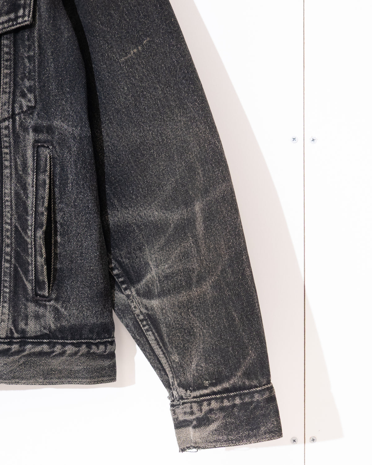 Euro 'Levi's' 70503 black denim jacket