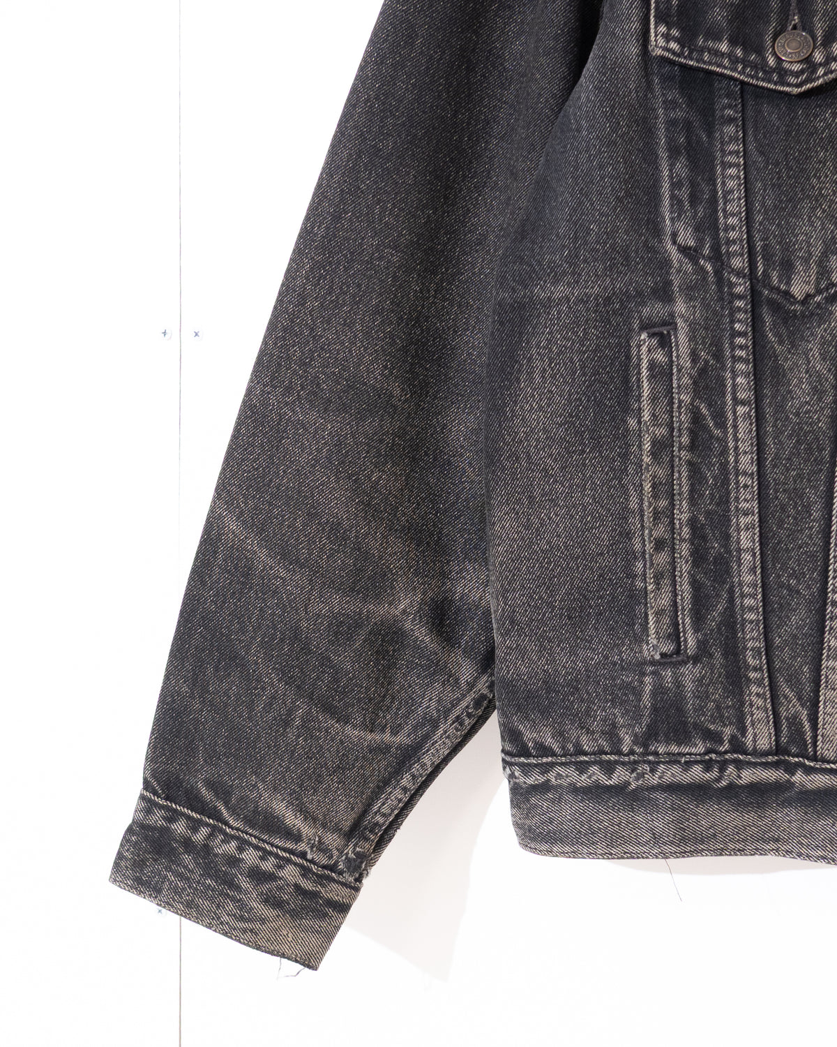 Euro 'Levi's' 70503 black denim jacket