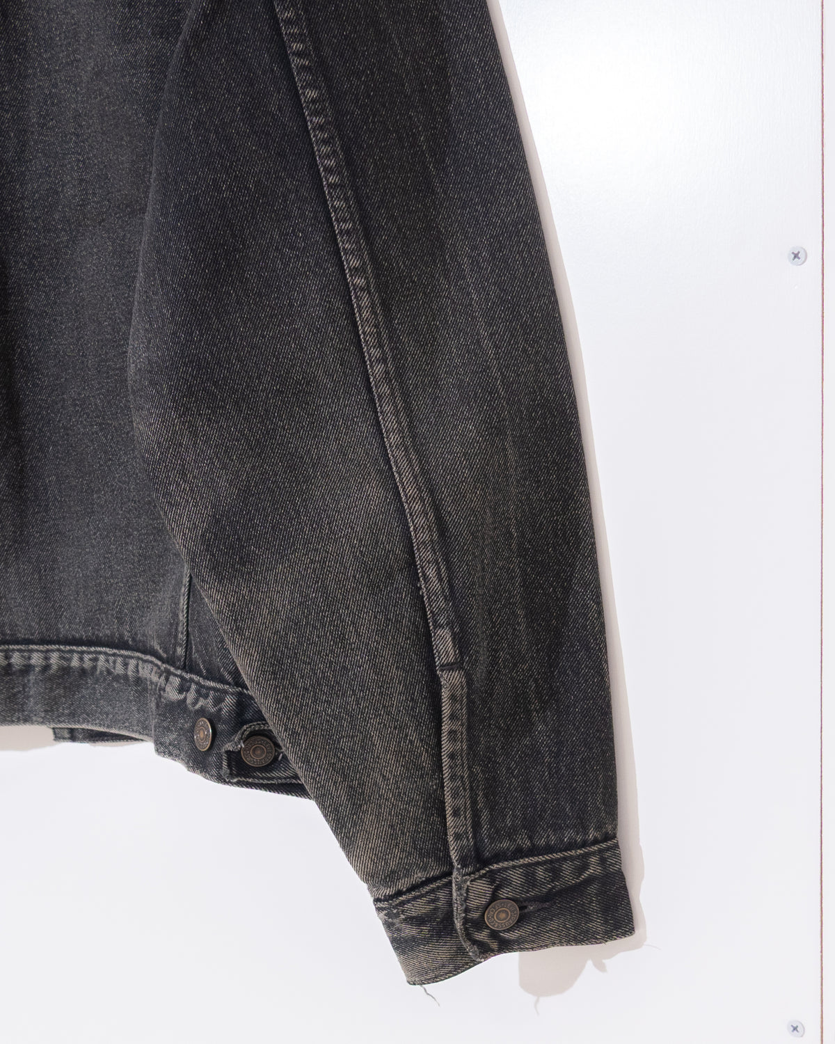 Euro 'Levi's' 70503 black denim jacket