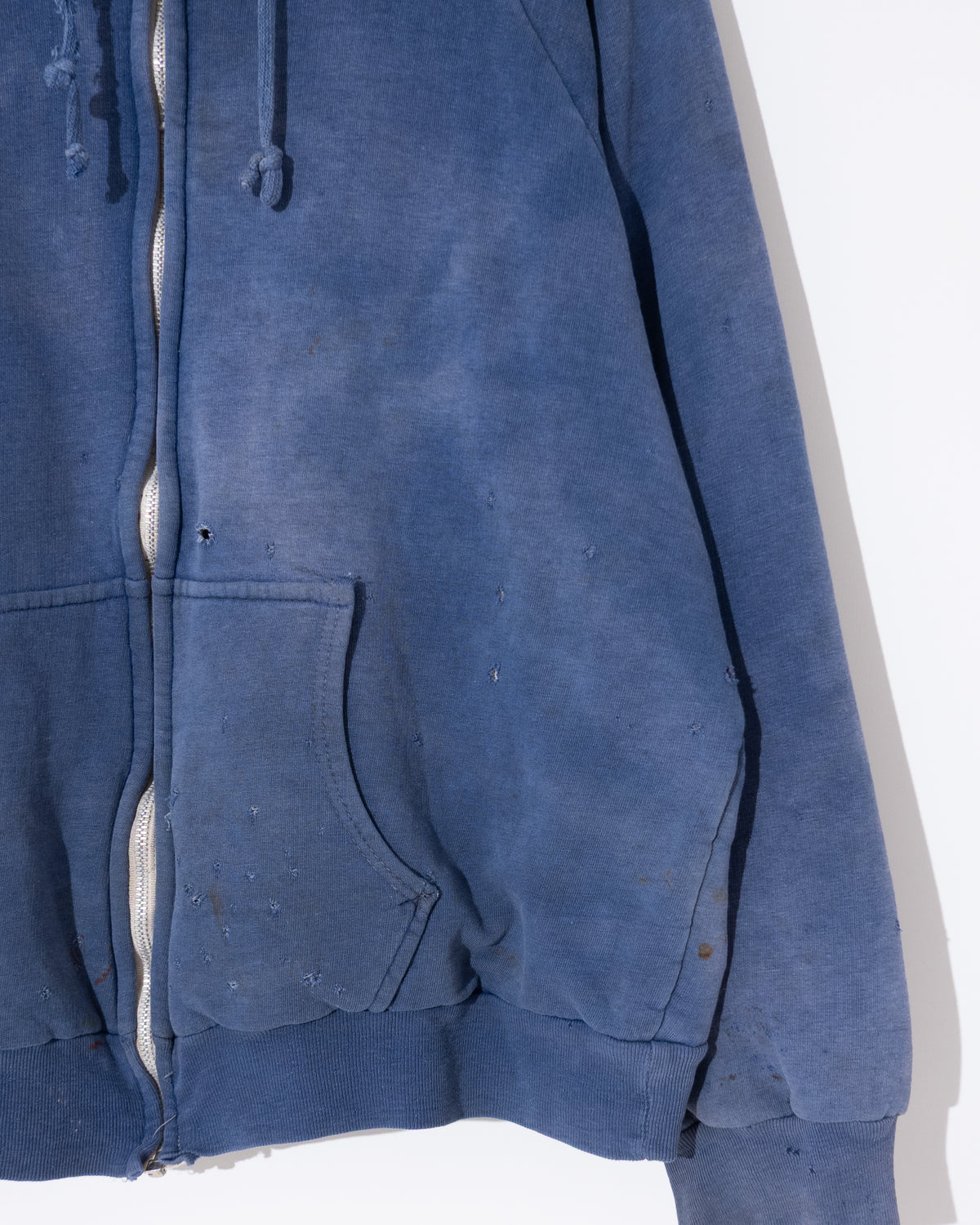 Old thermal liner zip hoodie