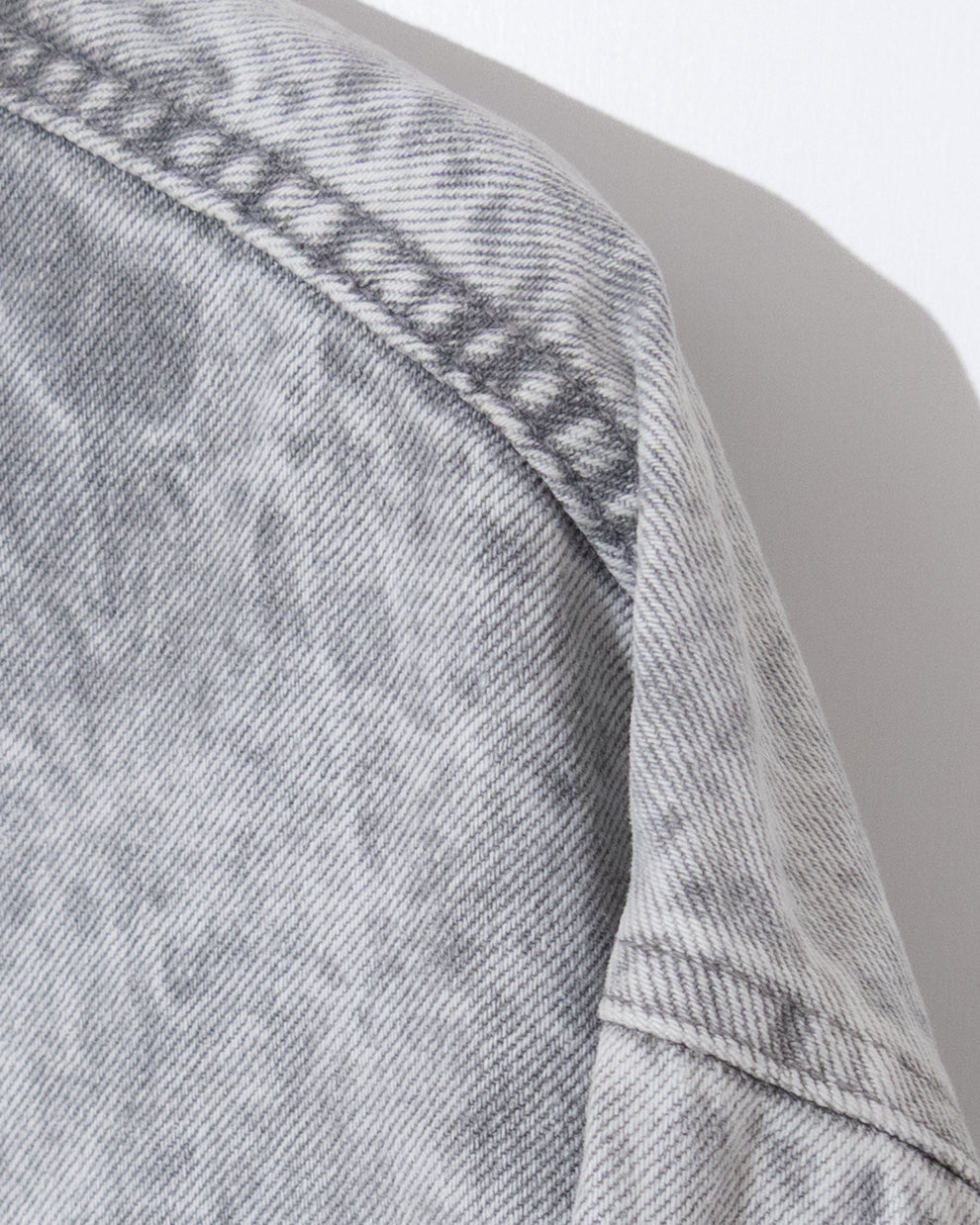 'Levi's' 70507 gray acid wash denim jacket