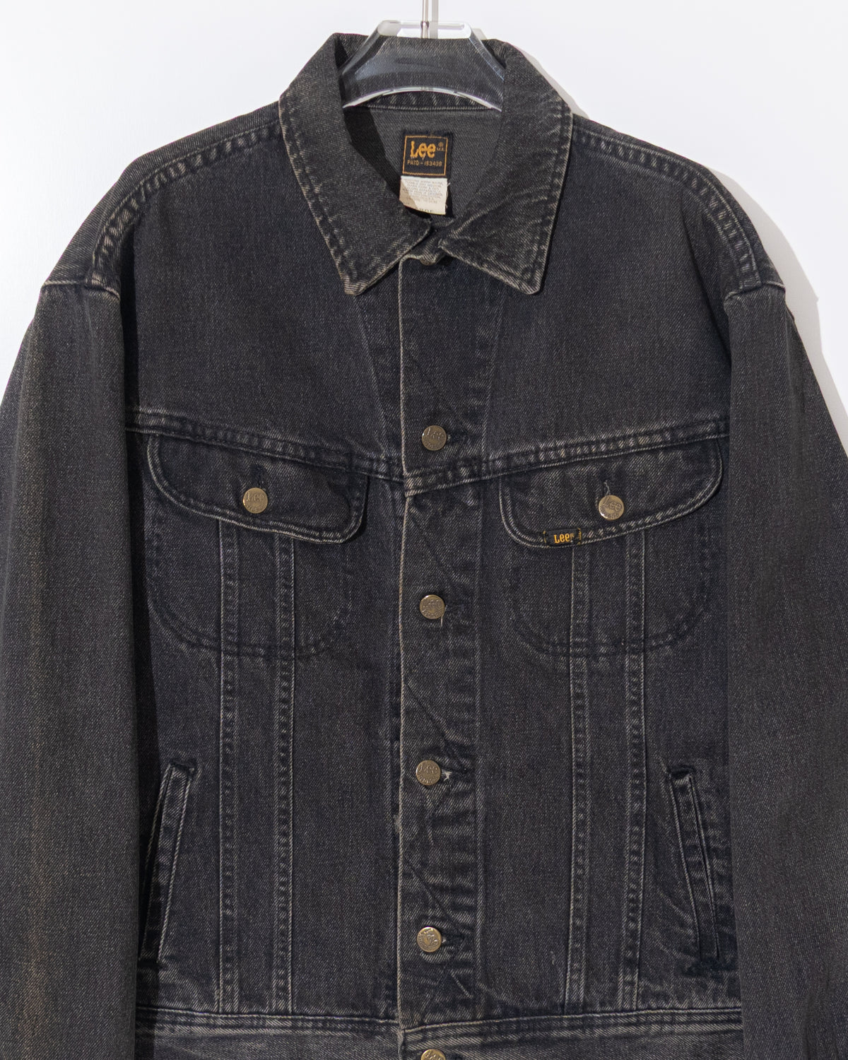 'Lee' black denim jacket