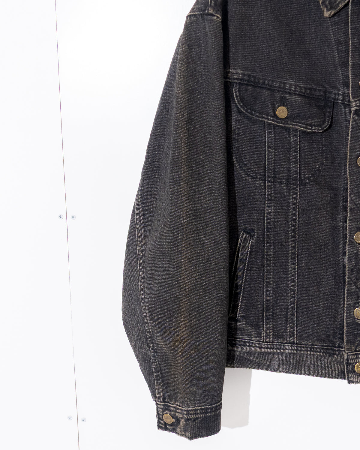 'Lee' black denim jacket