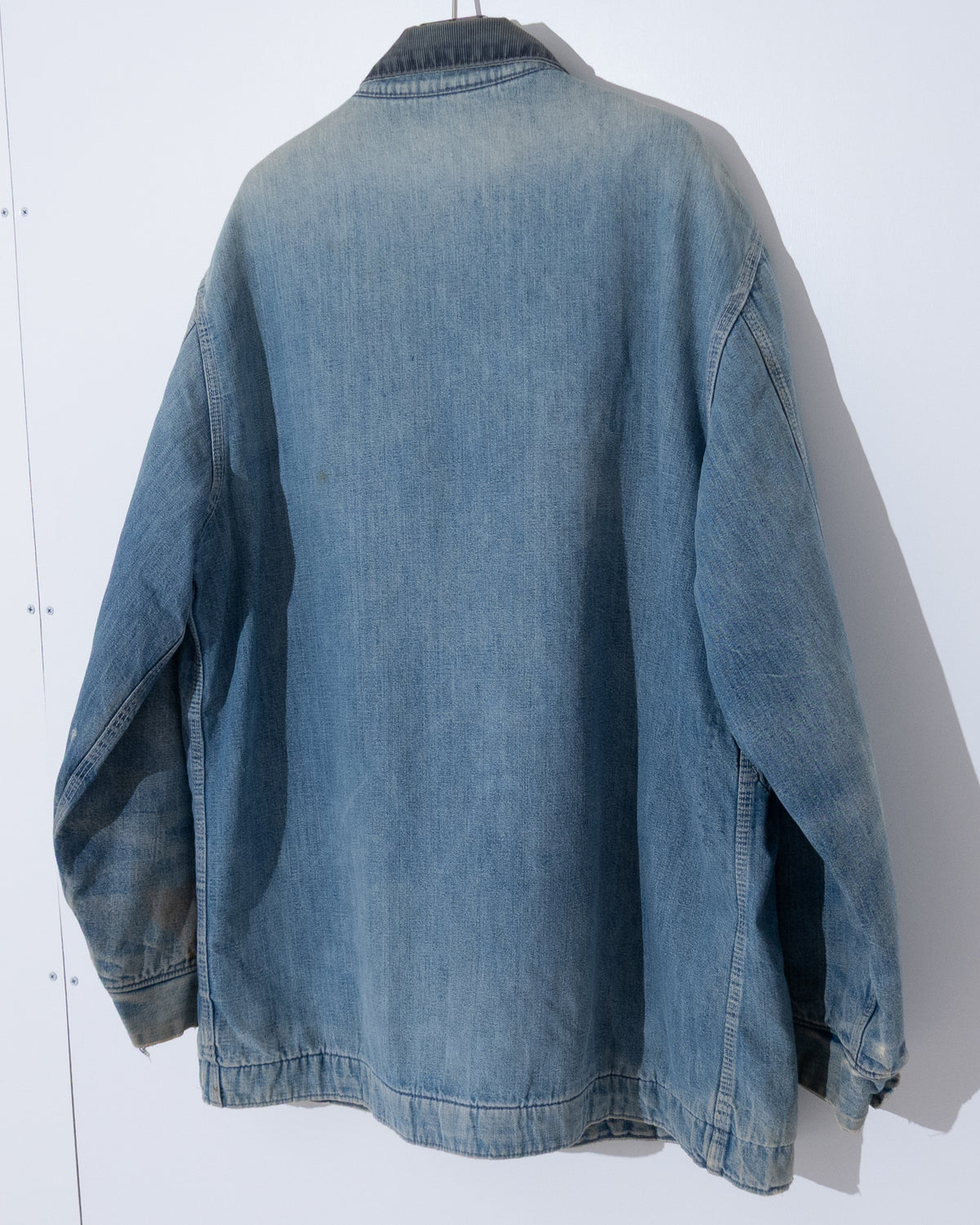 "Sears" denim coverall jacket with blanket liner