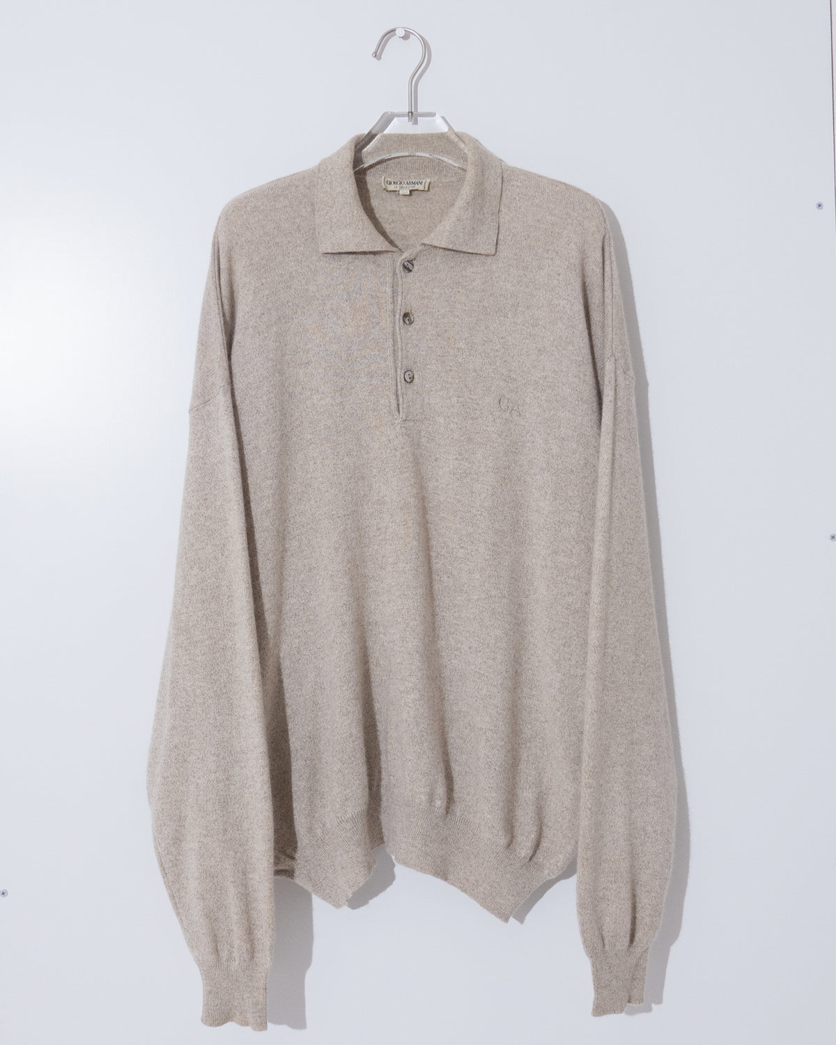 "Giorgio Armani" knit polo shirt