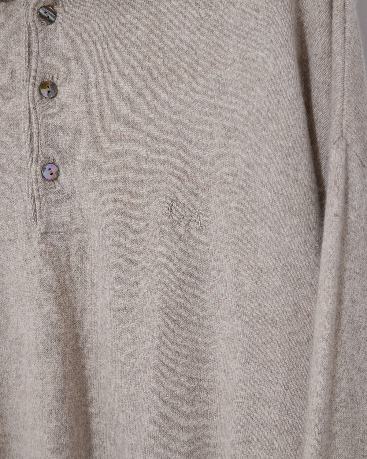 "Giorgio Armani" knit polo shirt