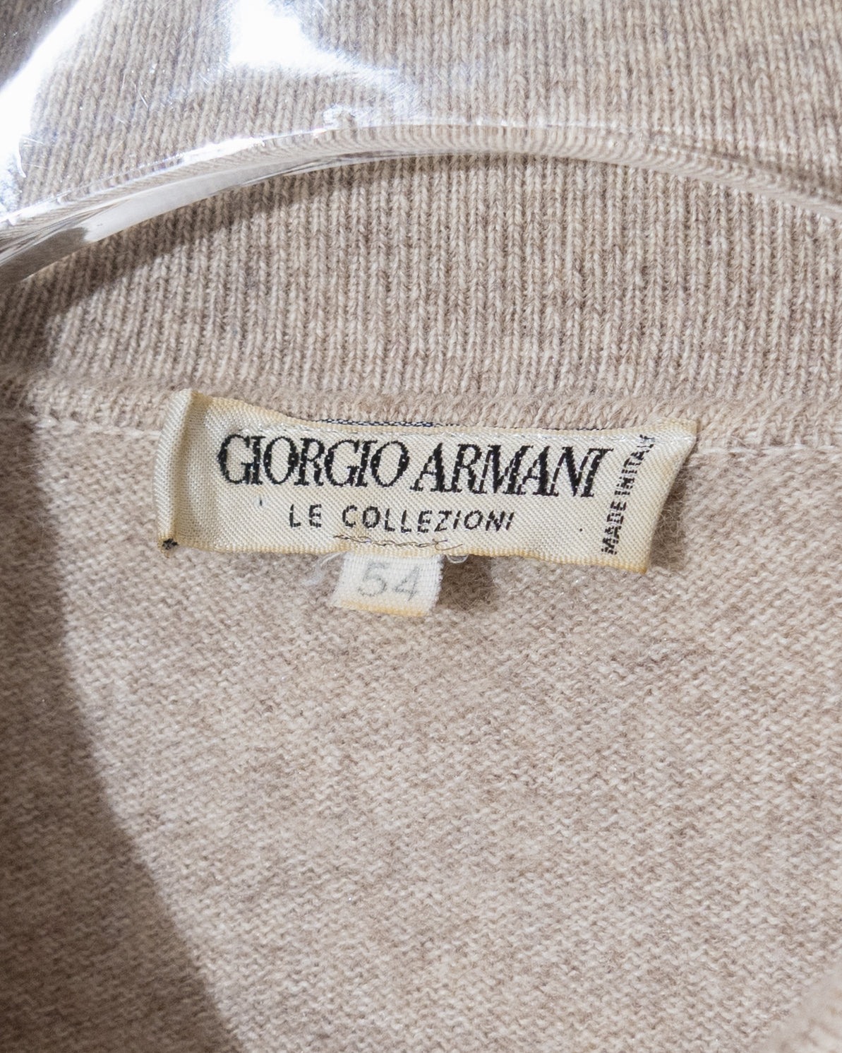 "Giorgio Armani" knit polo shirt