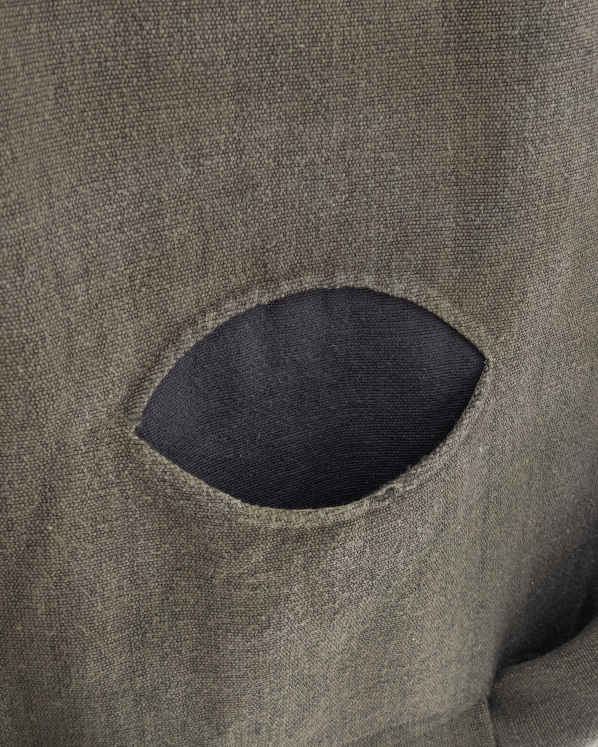 Diagonal zip hooded jacket
