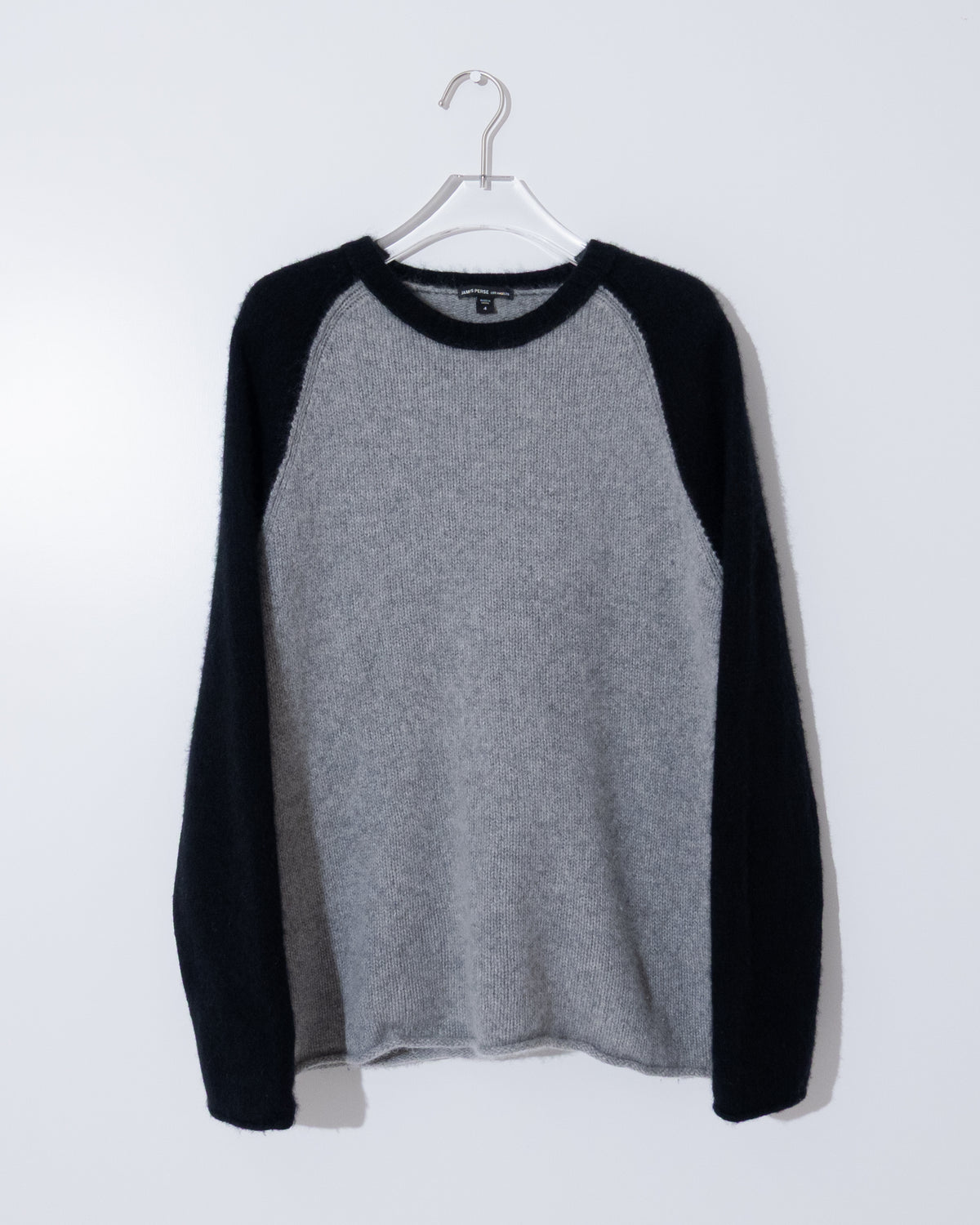 "JAMES PERSE" Two-Tone Cashmere Knit