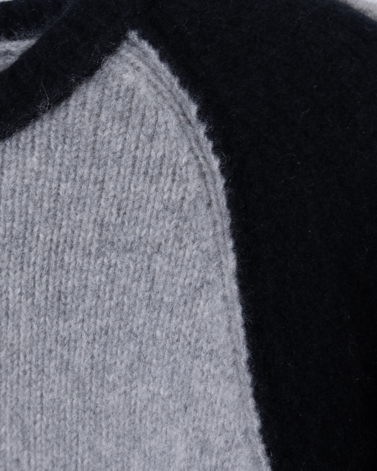 "JAMES PERSE" Two-Tone Cashmere Knit