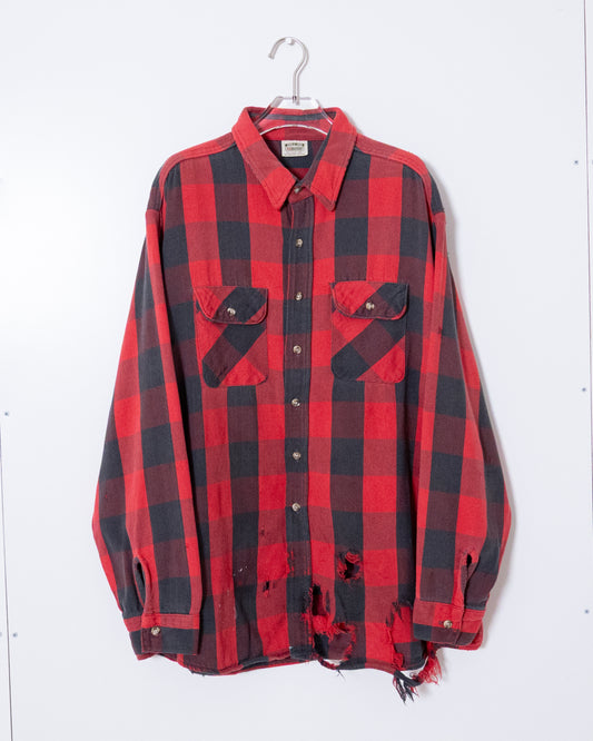 "FIVE BROTHERS" heavy flannel shirt