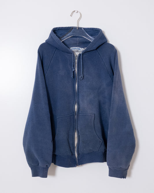 Old thermal liner zip hoodie