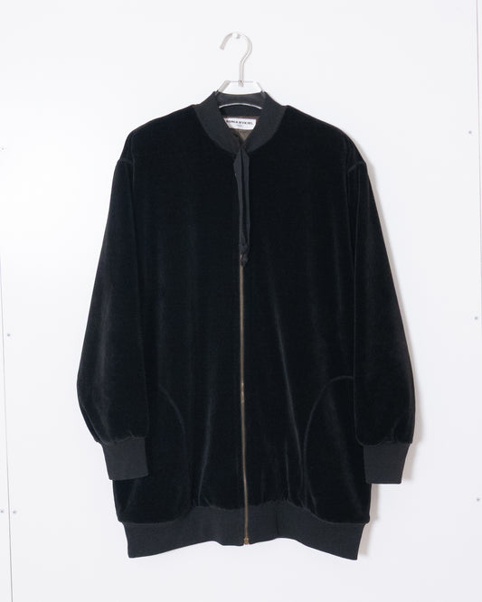 "SONIA RYKIEL" velour bomber jacket