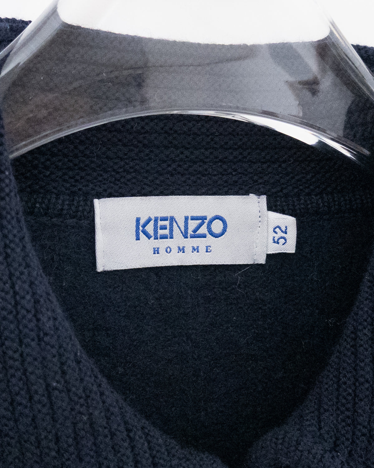 "KENZO" half-zip knit polo
