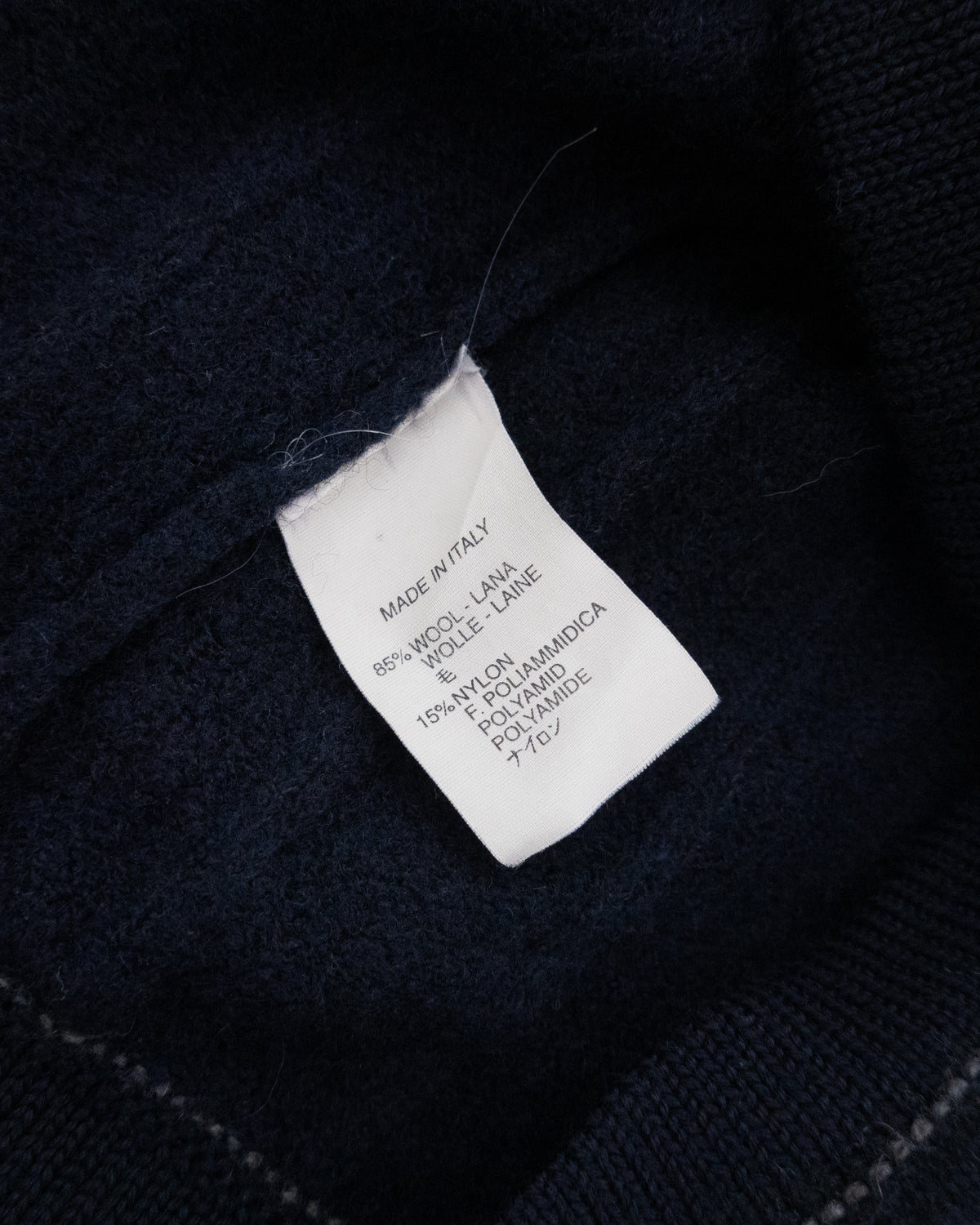 "KENZO" half-zip knit polo