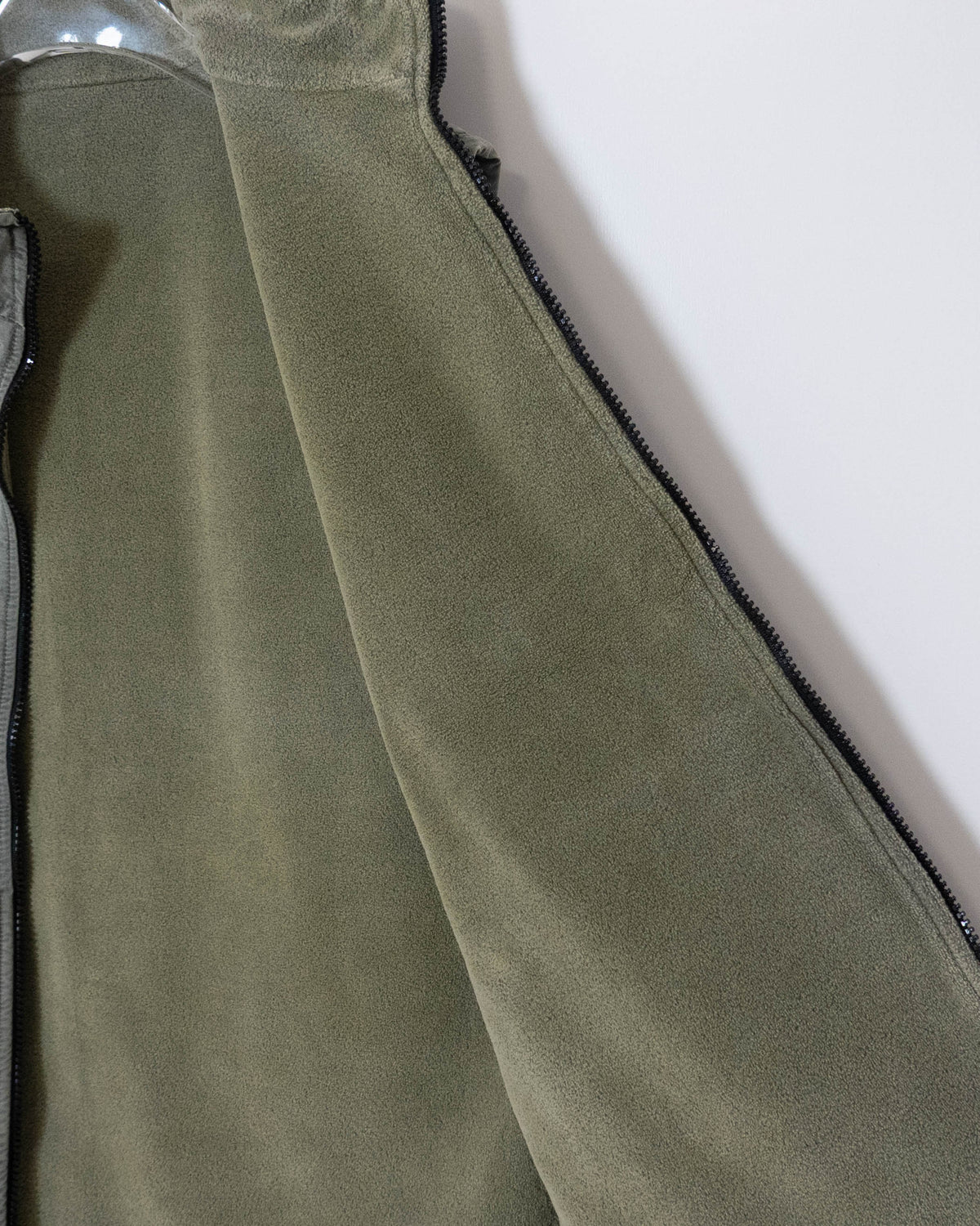 Gramicci good fade nylon vest with fleece