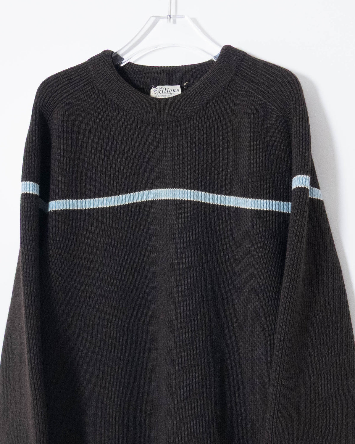 vintage wool ski knit sweater