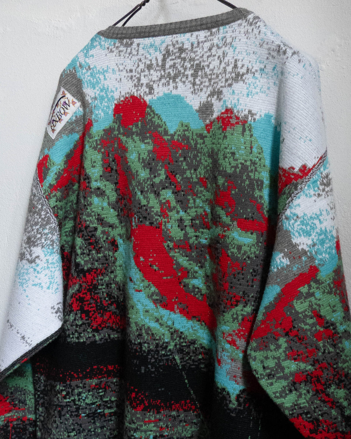 "OXBOW/BLESS" CHERLOK SKOLPEN 3D knit sweater
