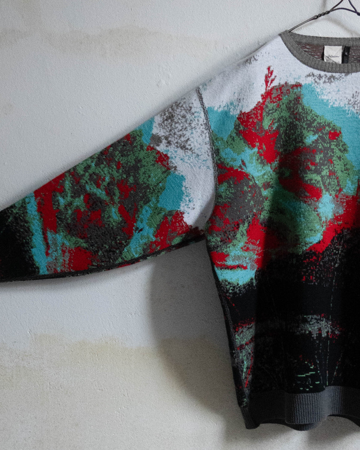 "OXBOW/BLESS" CHERLOK SKOLPEN 3D knit sweater