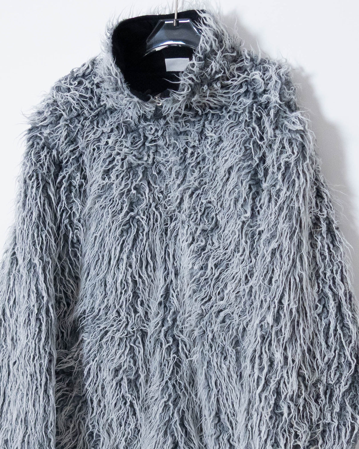 "OXBOW" half-zip faux fur pullover jacket