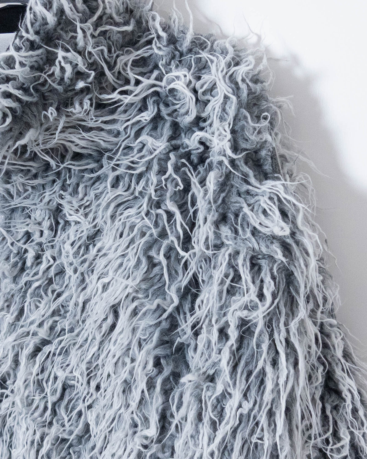 "OXBOW" half-zip faux fur pullover jacket