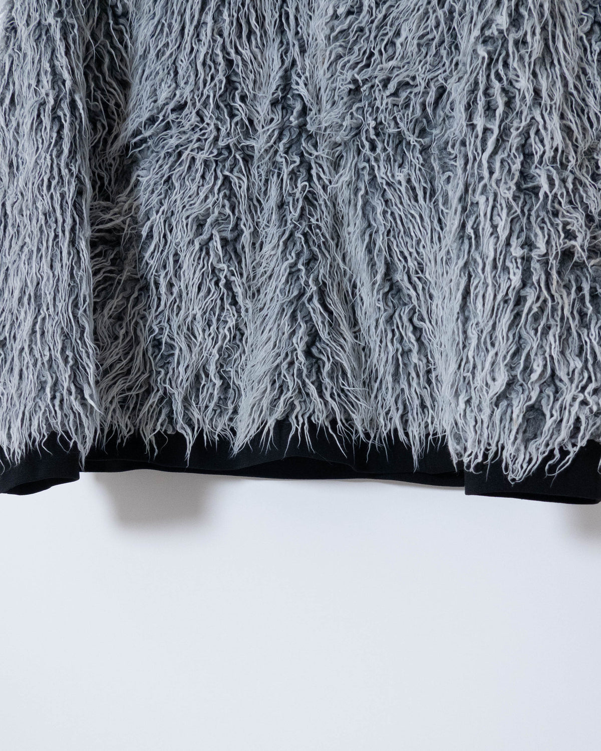 "OXBOW" half-zip faux fur pullover jacket