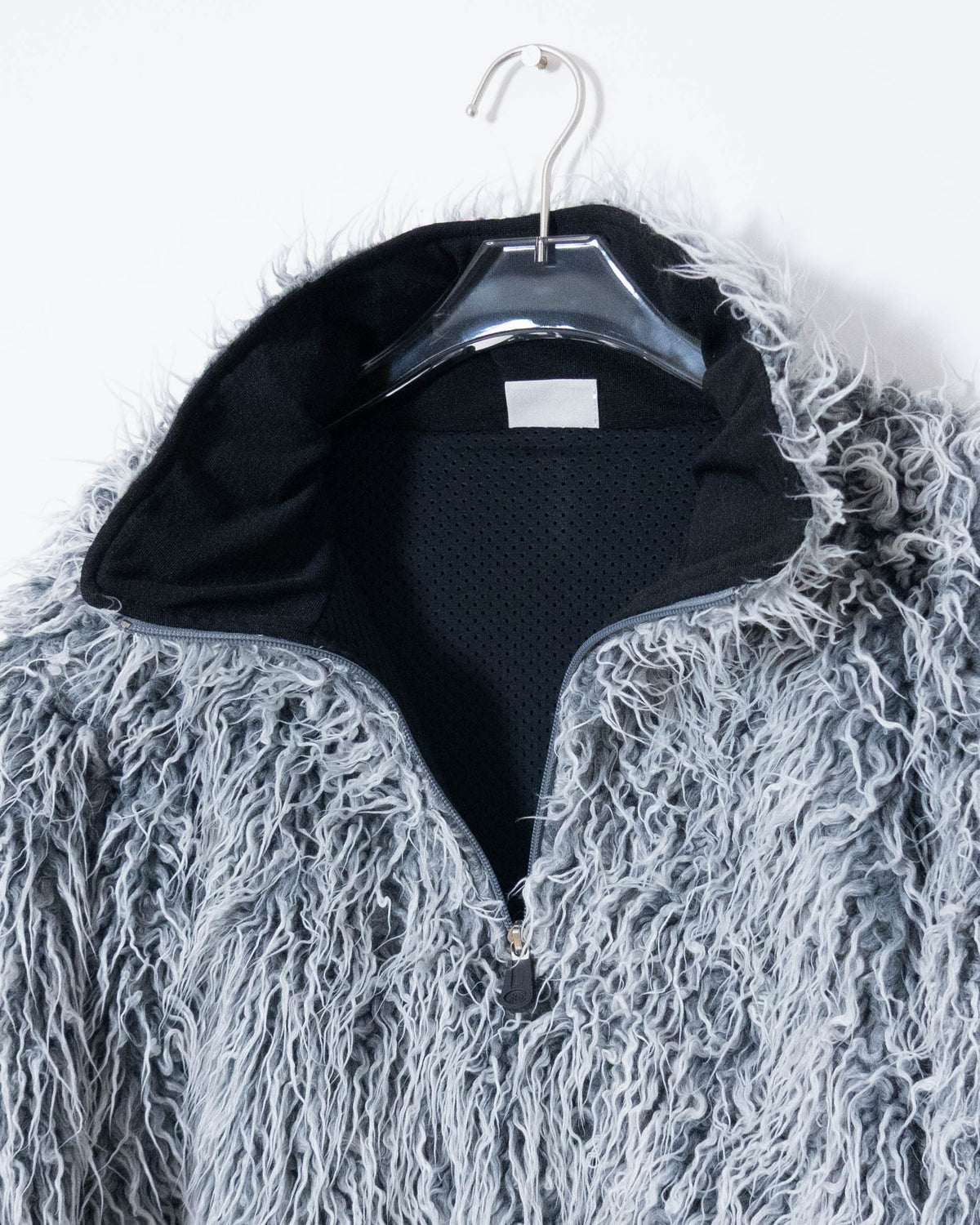 "OXBOW" half-zip faux fur pullover jacket