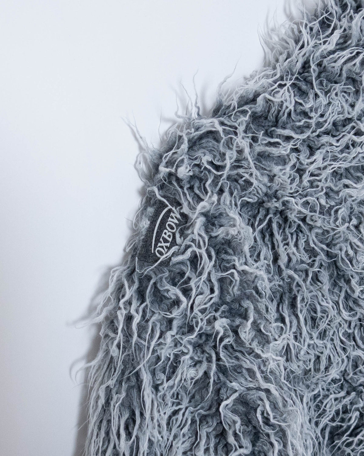 "OXBOW" half-zip faux fur pullover jacket