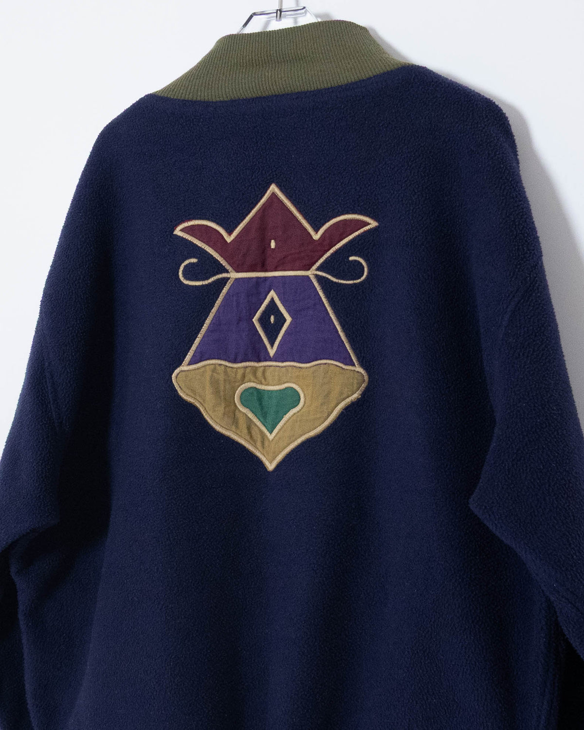 "Millet" double zip mock neck fleece pullover
