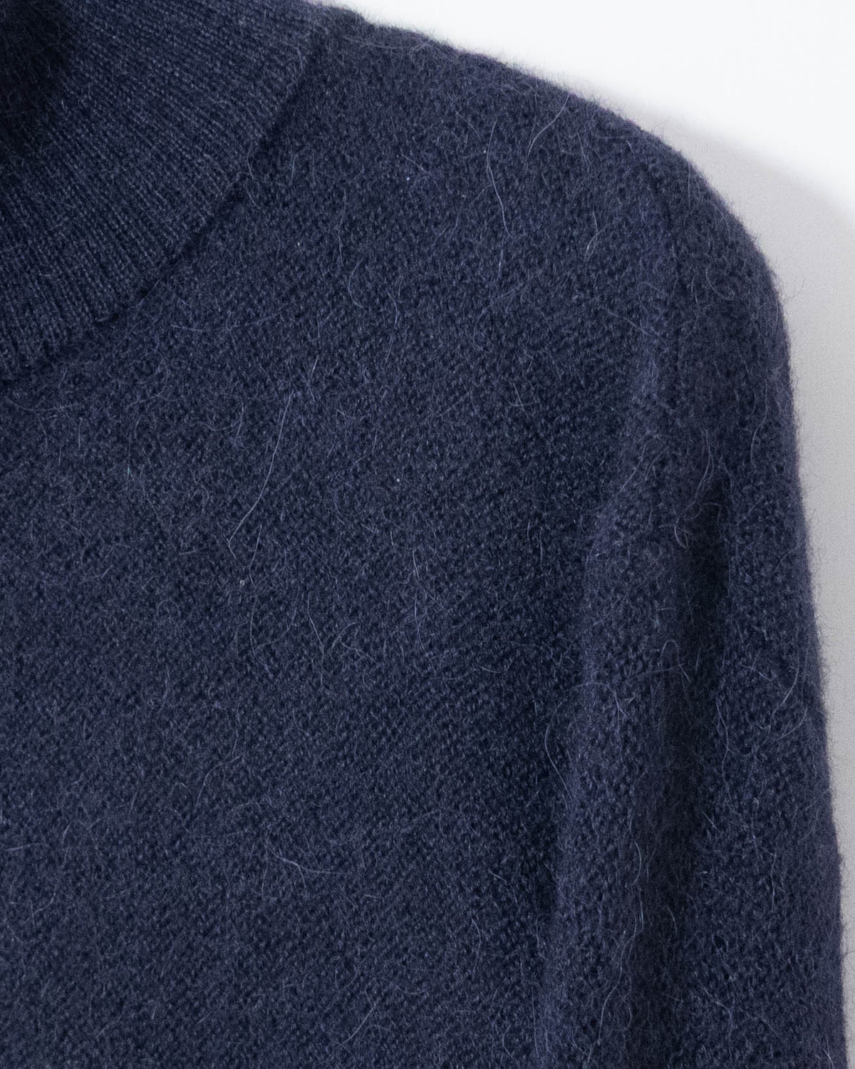 "Paul Stuart" half-zip alpaca knit sweater