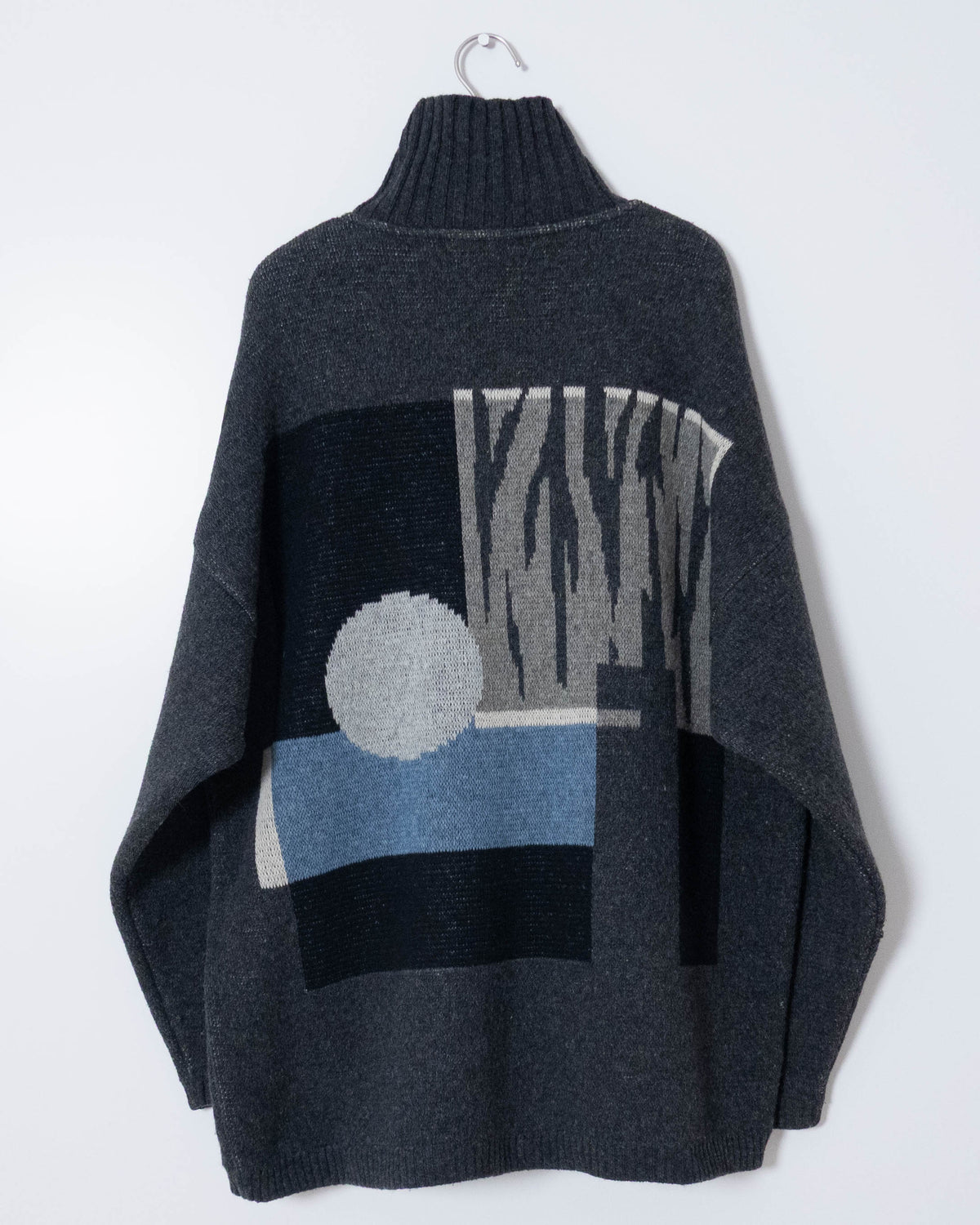 "OXBOW" SKOLPEN high-neck jacquard knit sweater