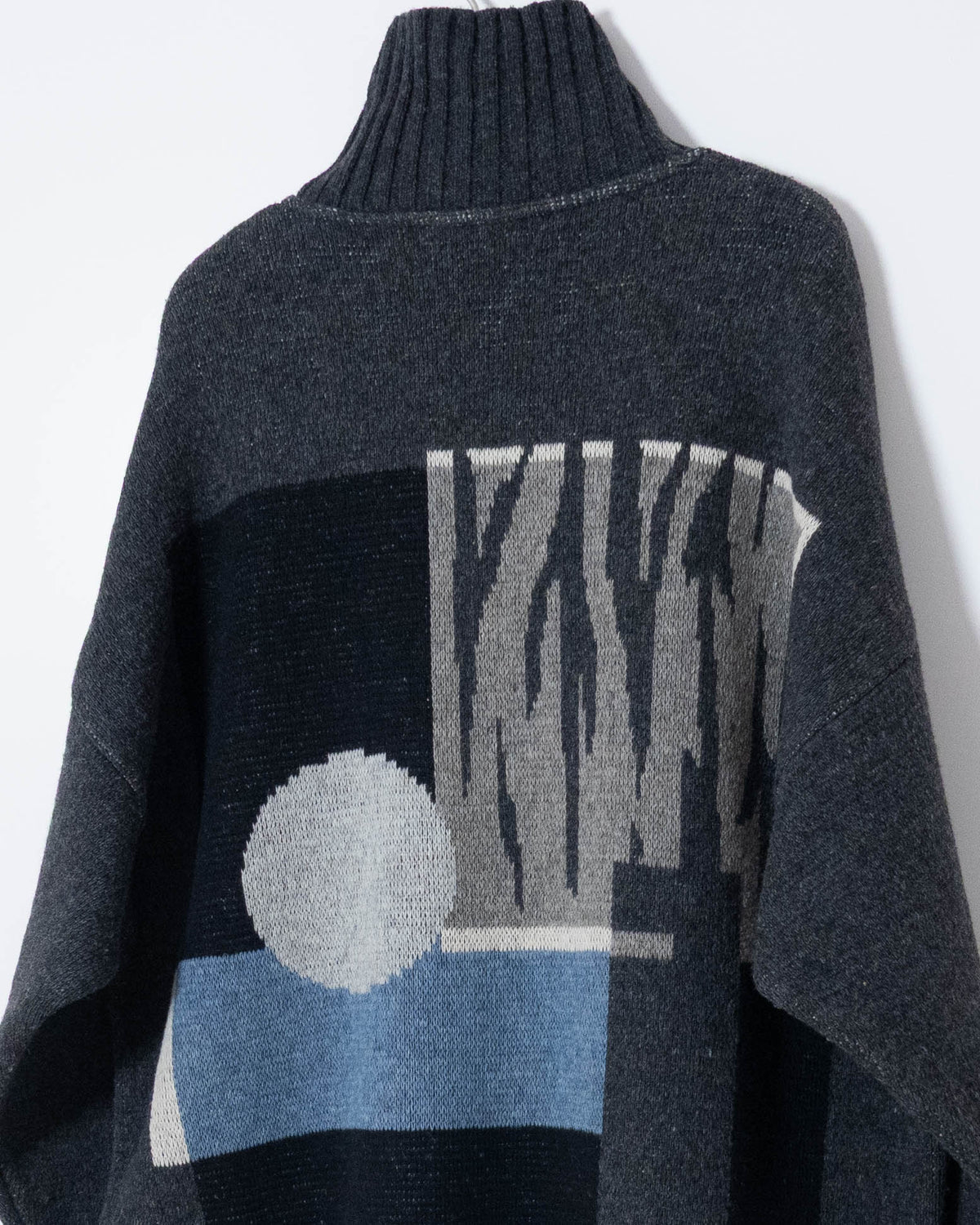 "OXBOW" SKOLPEN high-neck jacquard knit sweater