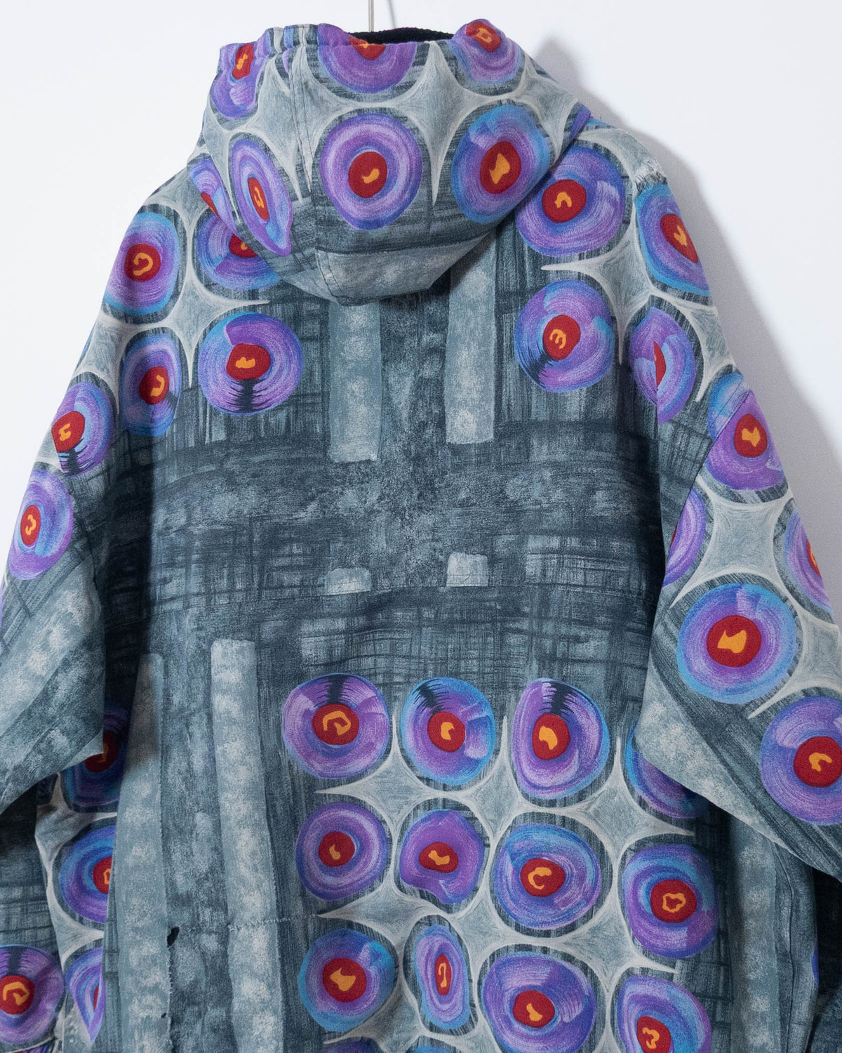 "OXBOW" all over pattern hooded jacket