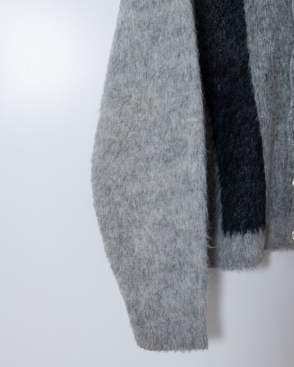vintage mohair knit cardigan